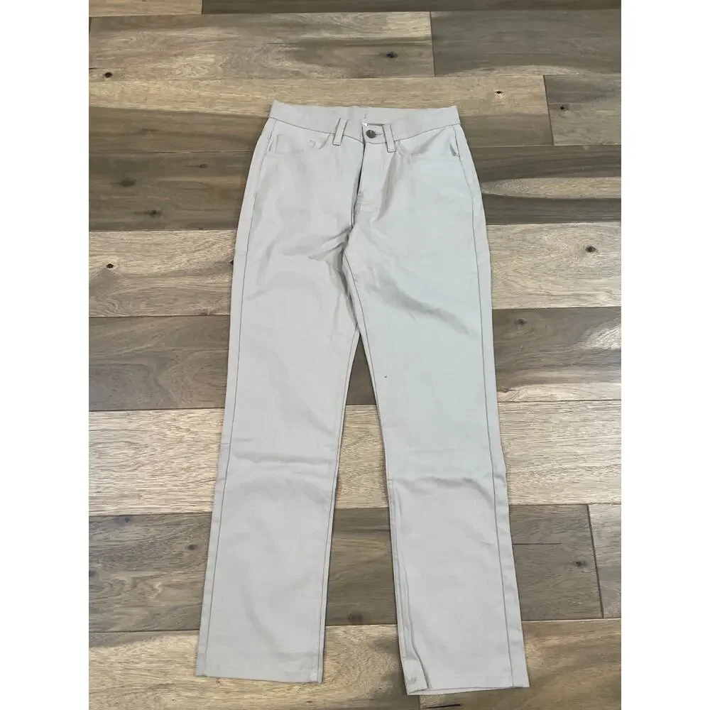 Nautica School Uniform Boys 16 Khaki Chino Pants Cotton Stretch New With Tag